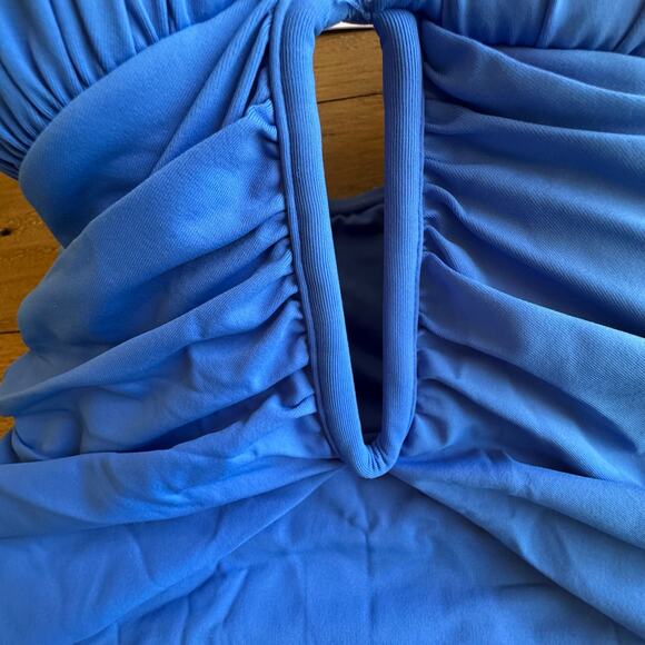 Bleu by Rod Beattie Women's NWT Size 4 Cobalt Aegean Blue One Piece Swimsuit $98 - Picture 4 of 7